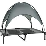 PawHut 92cm Elevated Dog Bed with Canopy