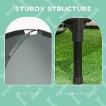 PawHut 92cm Elevated Dog Bed with Canopy