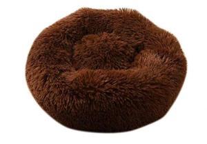 Cozy Round Pet Bed for Cats and Small Dogs