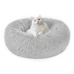 Fluffy Donut Bed for Dogs & Cats - 19.7in