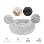 Fluffy Donut Bed for Dogs & Cats - 19.7in