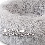 Soft Plush Round Dog Bed for Cozy Comfort