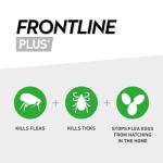 FRONTLINE Plus Flea & Tick Treatment for Large Dogs