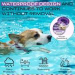 Natural Adjustable Dog Repellent Collar - Purple