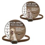 2-Pack Adjustable Dog Collar with Repellent Feature