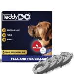 TeddyDo Adjustable Waterproof Dog Collars - 4 Pack