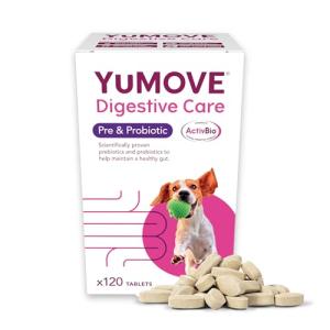YuMOVE Digestive Care Probiotics for Dogs, 120 Tablets