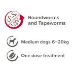 Beaphar Worming Tablets for Medium Dogs - 2 Pack