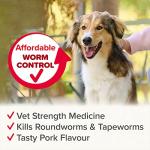 Beaphar WORMclear Tablets for Dogs - 4 Pork-Flavoured