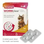 Beaphar WORMclear Tablets for Cats - 4 Pack