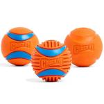 Chuckit! Fetch Medley Rubber Dog Balls, 3 Pack