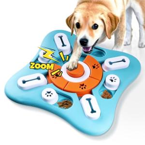 YETEE Interactive Dog Puzzle Feeder with Squeaker