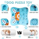 YETEE Interactive Dog Puzzle Feeder with Squeaker