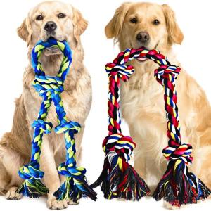 Speedy Panther Dog Rope Toys for Chewers - 2 Pack