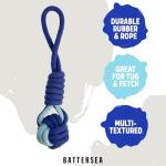 Rosewood Battersea Blue Purple Rope Tug Toy