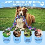 Aitmexcn Indestructible Rope Toy for Dogs