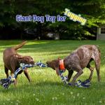 GASAPET Extra Large Indestructible Dog Rope Toy