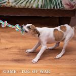 Aitmexcn Indestructible Rope Toy for Dogs