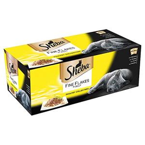 Sheba Fine Flakes Wet Cat Food - Poultry 48 Pouches