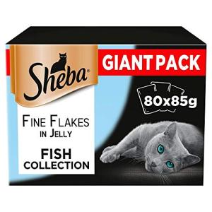 Sheba Fishy Flavours Wet Cat Food 80x85g