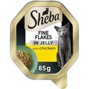 Sheba Chicken in Jelly Cat Food Tray 85g