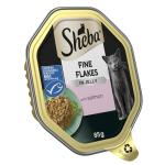 Sheba Salmon Flakes Cat Food Tray 85g