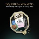 Sheba Salmon Flakes Cat Food Tray 85g