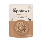 Applaws Natural Wet Cat Food Pouches - Chicken & Rice