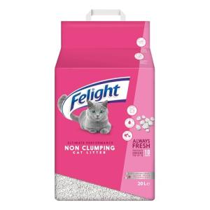 Felight Antibacterial Non-Clumping Cat Litter 20L