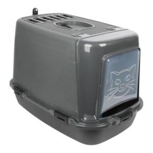 Hooded Cat Litter Box with Flap Door