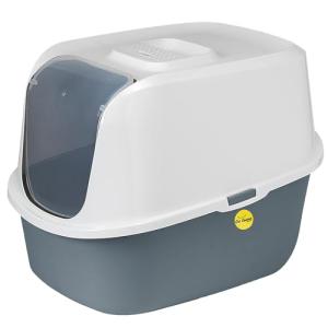 Covered Cat Litter Tray with Flap Door