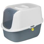 Covered Cat Litter Tray with Flap Door