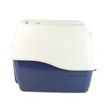 Large Hooded Cat Litter Box - Blue