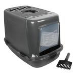 Hooded Cat Litter Box with Flap Door