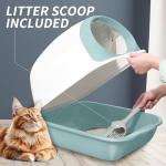 Enclosed Cat Litter Box with Odor Control