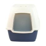 Large Hooded Cat Litter Box - Blue