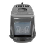 Hooded Cat Litter Box with Flap Door