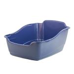 Large Hooded Cat Litter Box - Blue