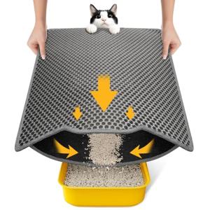Conlun Cat Litter Mat - Waterproof, Non-Slip, Grey