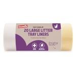 Rosewood Large Cat Litter Tray Liners - 20 Count