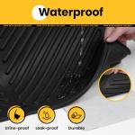 Silicone Cat Litter Mat, Waterproof Non-Slip Black