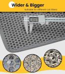 Conlun Cat Litter Mat - Waterproof, Non-Slip, Grey