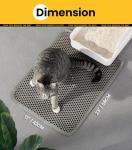 Conlun Cat Litter Mat - Waterproof, Non-Slip, Grey