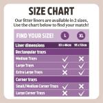 Rosewood Large Cat Litter Tray Liners - 20 Count