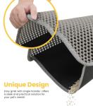 Conlun Cat Litter Mat - Waterproof, Non-Slip, Grey
