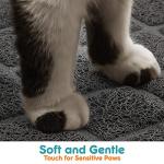 Conlun Waterproof Cat Litter Trapping Mat, Grey