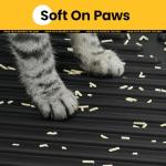 Silicone Cat Litter Mat, Waterproof Non-Slip Black