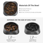 YINEYA Slow Feeder Dog Bowl Puzzle For Medium Breeds