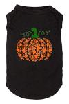 Cute Pumpkin T-Shirt with Ghost Print for Dogs