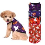 Halloween Ghost Dog Shirts - 4 Pack for Pets
